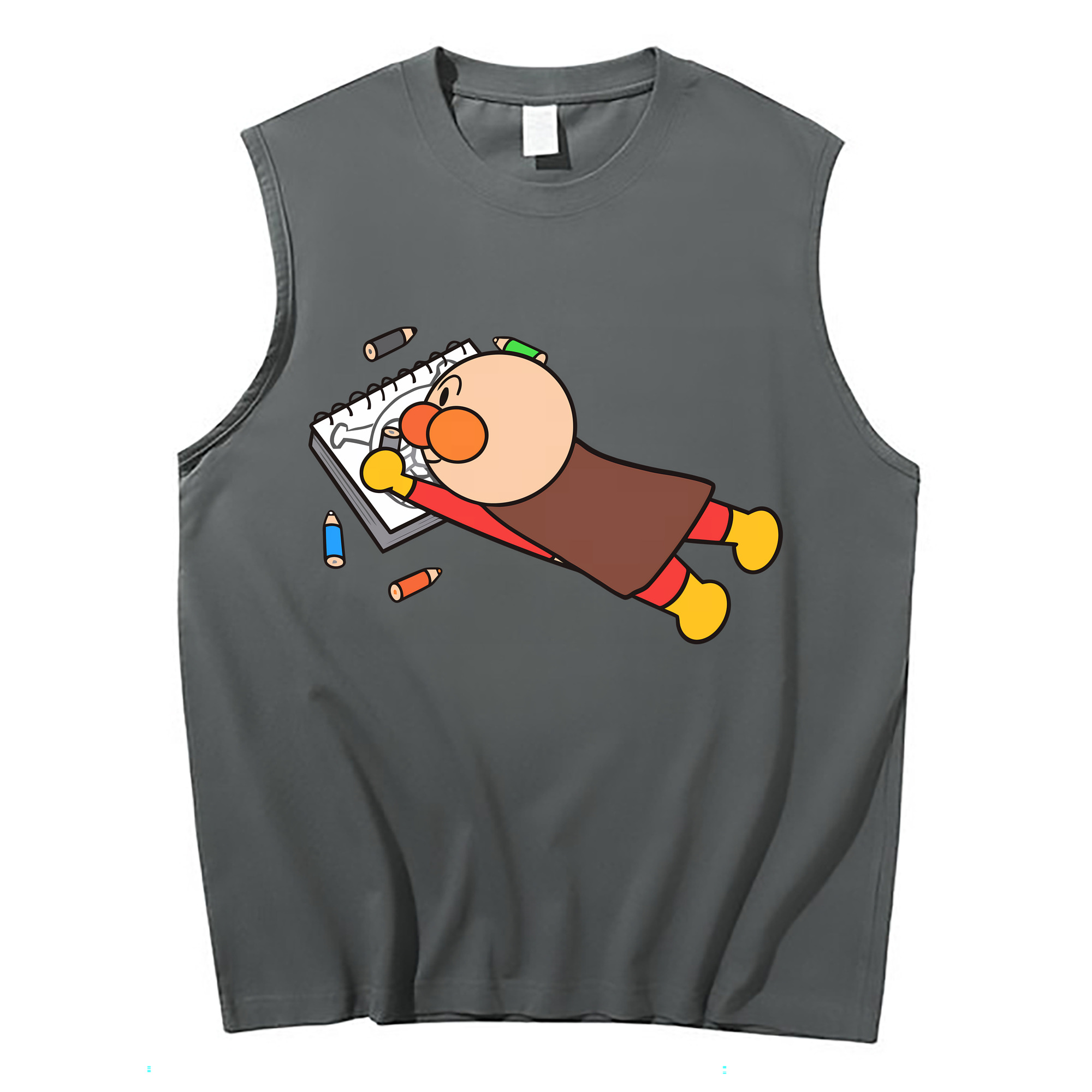 （画像用） アンパンマン Anpanman コットン100％タンクトップ（フロントプリント）